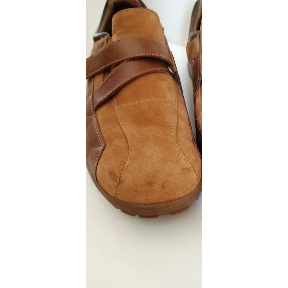 Cole Haan Men 14 Air Colton Brown Leather Suede Strap Oxford Old Money Shoes**